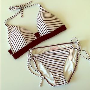 Victoria’s Secret Striped Tie Bikini